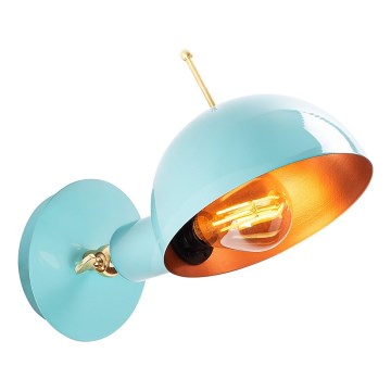 Vägglampa SIVANI 1xE27/40W/230V blå