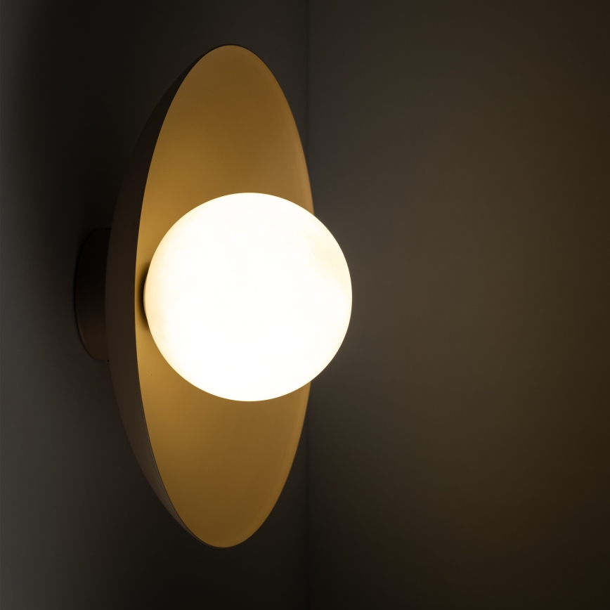 Vägglampa SLATE 1xG9/8W/230V diameter 28 cm beige
