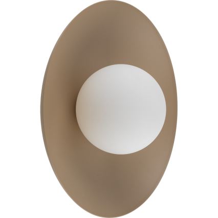 Vägglampa SLATE 1xG9/8W/230V diameter 28 cm beige