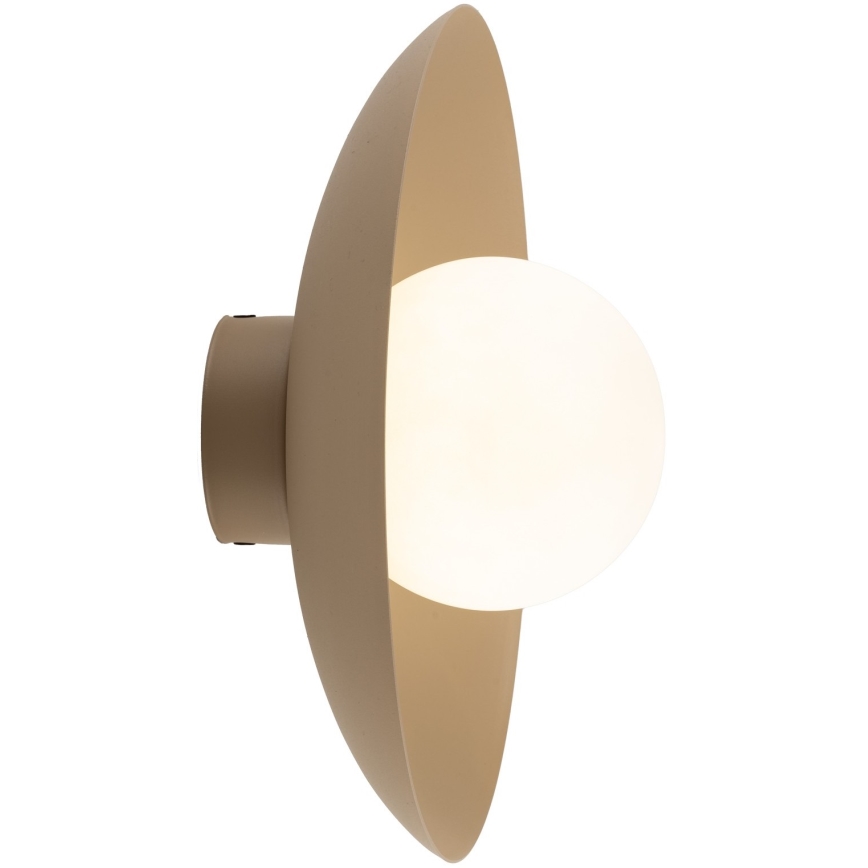 Vägglampa SLATE 1xG9/8W/230V diameter 28 cm beige