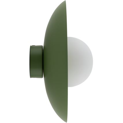 Vägglampa SLATE 1xG9/8W/230V diameter 28 cm grön