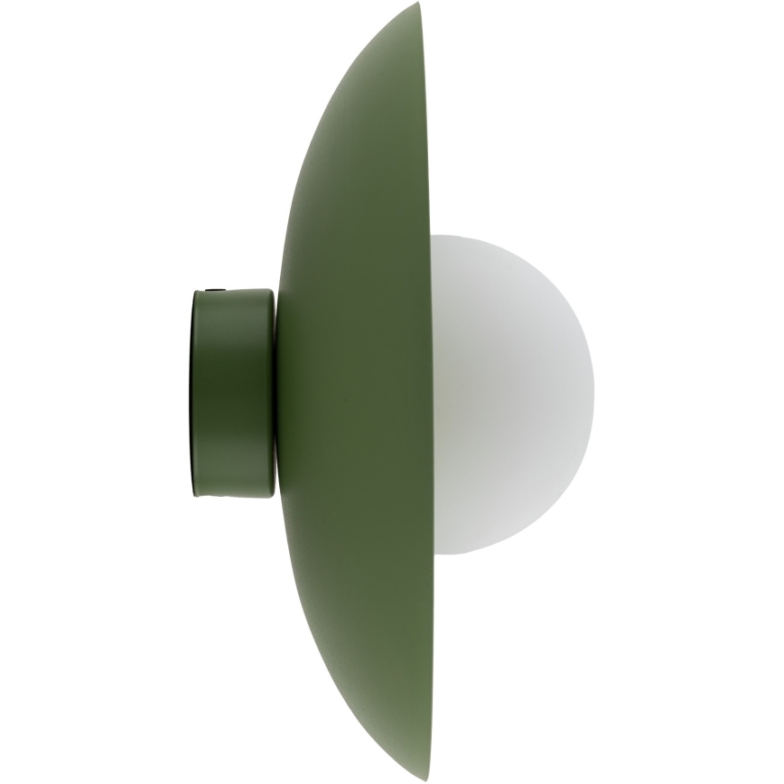 Vägglampa SLATE 1xG9/8W/230V diameter 28 cm grön