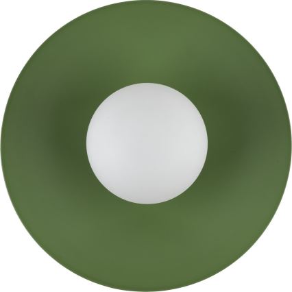 Vägglampa SLATE 1xG9/8W/230V diameter 28 cm grön