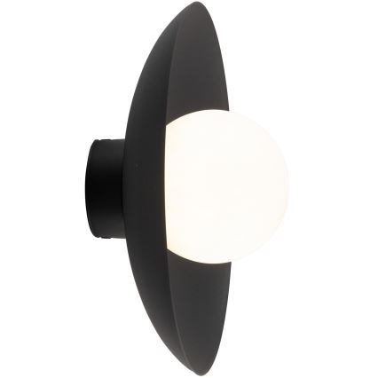 Vägglampa SLATE 1xG9/8W/230V diameter 28 cm svart