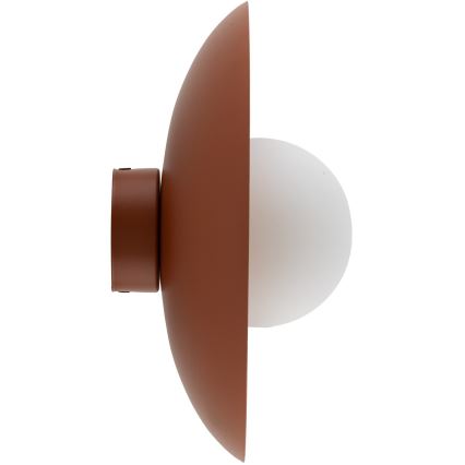 Vägglampa SLATE 1xG9/8W/230V diameter 28 cm tegelsten
