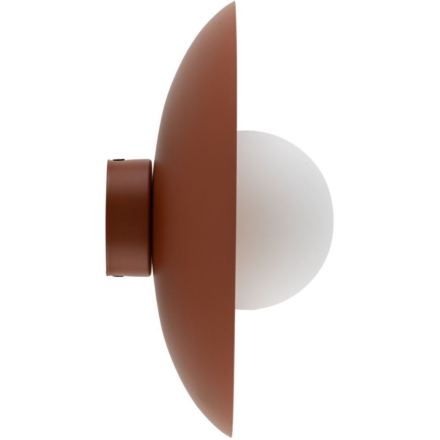 Vägglampa SLATE 1xG9/8W/230V diameter 28 cm tegelsten