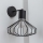 Vägglampa SOLANO 1xE27/15W/230V svart/blank krom