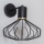 Vägglampa SOLANO 1xE27/15W/230V svart/guld