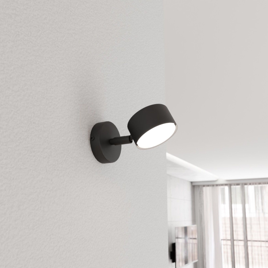Vägglampa SORA 1xGX53/12W/230V svart