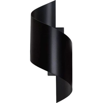 Vägglampa SPINER 1xG9/8W/230V svart