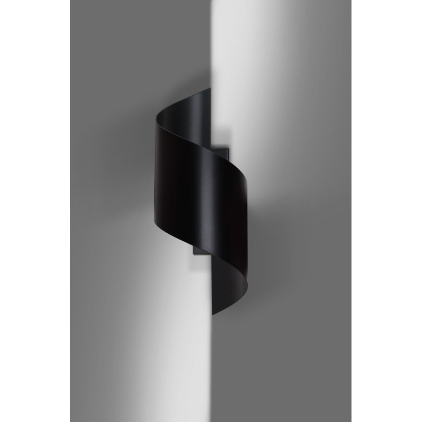Vägglampa SPINER 1xG9/8W/230V svart