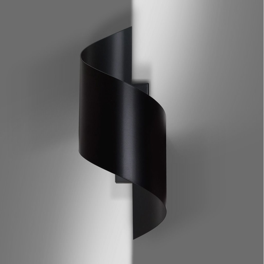 Vägglampa SPINER 1xG9/8W/230V svart