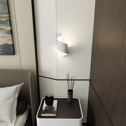 Vägglampa SPINER 1xG9/8W/230V vit