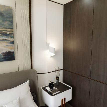 Vägglampa SPINER 1xG9/8W/230V vit