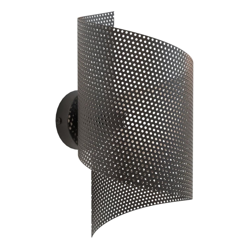 Vägglampa SPIRAL 1xG9/8W/230V svart