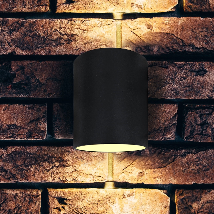 Vägglampa SQUALLA TUBA 1xG9/50W/230V svart/gyllene