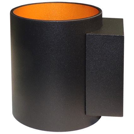 Vägglampa SQUALLA TUBA 1xG9/50W/230V svart/gyllene
