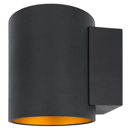 Vägglampa SQUALLA TUBA 1xG9/50W/230V svart/gyllene