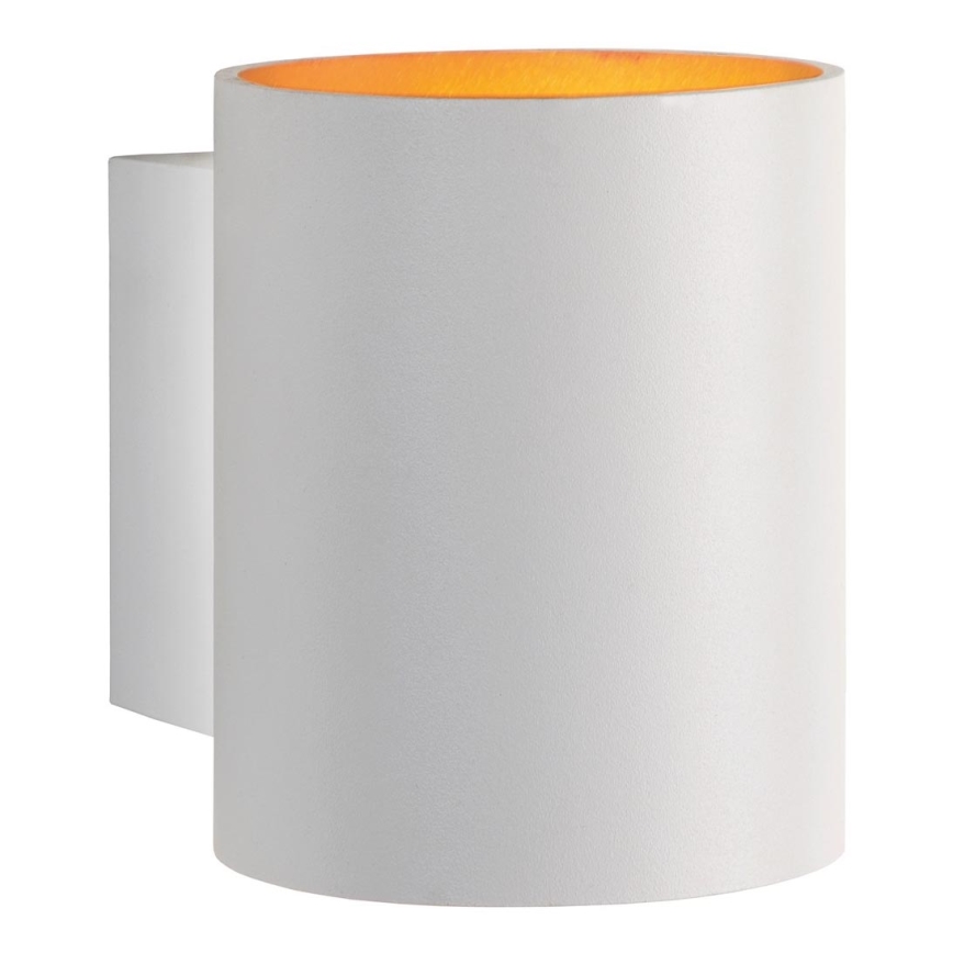 Vägglampa SQUALLA TUBA 1xG9/50W/230V vit/gyllene