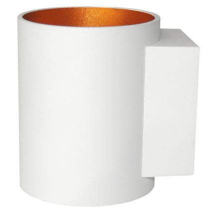 Vägglampa SQUALLA TUBA 1xG9/50W/230V vit/gyllene