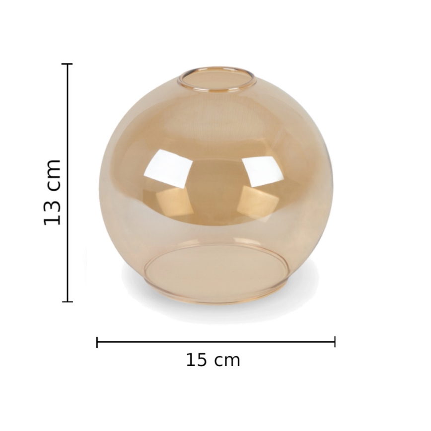 Vägglampa STAR 1xE27/60W/230V svart/rökig beige