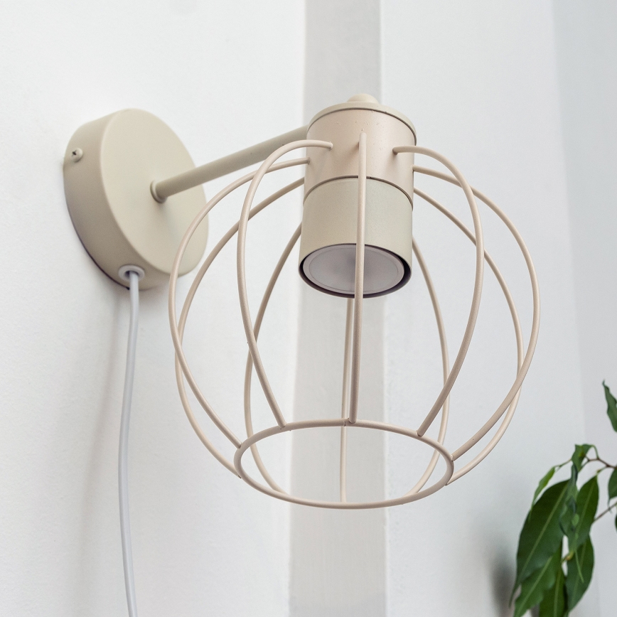 Vägglampa STARLIGHT 1xGU10/10W/230V krämvit