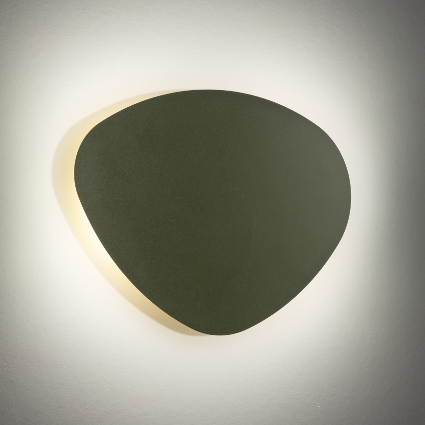 Vägglampa STONE 2xG9/8W/230V 30x39 cm grön