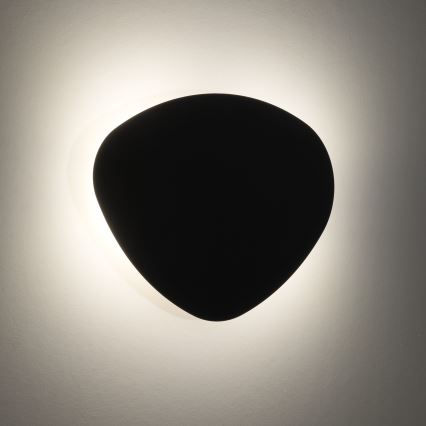 Vägglampa STONE 2xG9/8W/230V 30x39 cm svart