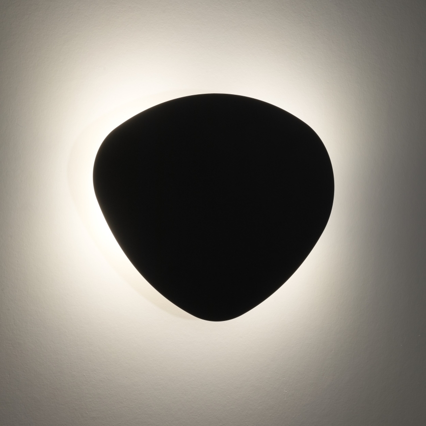 Vägglampa STONE 2xG9/8W/230V 30x39 cm svart