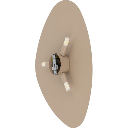 Vägglampa STONE 3xG9/8W/230V 37x49 cm beige