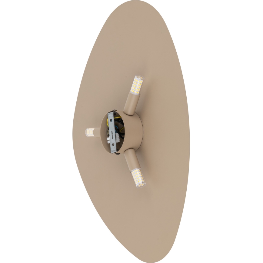 Vägglampa STONE 3xG9/8W/230V 37x49 cm beige
