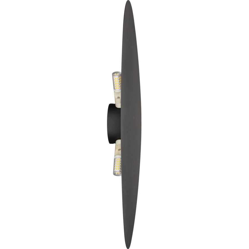 Vägglampa STONE 3xG9/8W/230V 37x49 cm svart