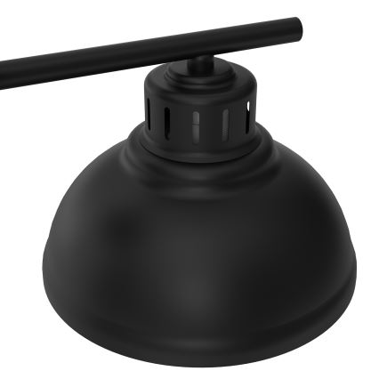 Vägglampa SVEN 1xE27/15W/230V svart/guld