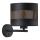 Vägglampa  TAGO 1xE27/15W/230V svart /gyllene 