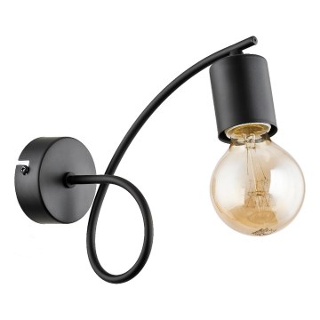 Vägglampa TANGO 1xE27/15W/230V svart