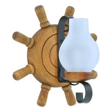 Vägglampa TIMONA 1xE14/40W/230V bok - FSC certifierade