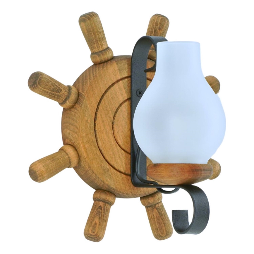 Vägglampa TIMONA 1xE14/40W/230V bok - FSC certifierade