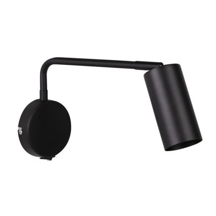 Vägglampa  TINA 1xGU10/15W/230V svart 