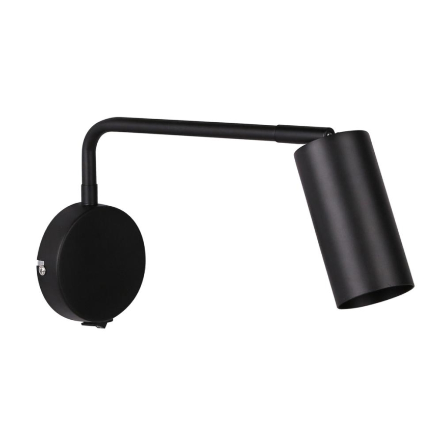 Vägglampa  TINA 1xGU10/15W/230V svart 