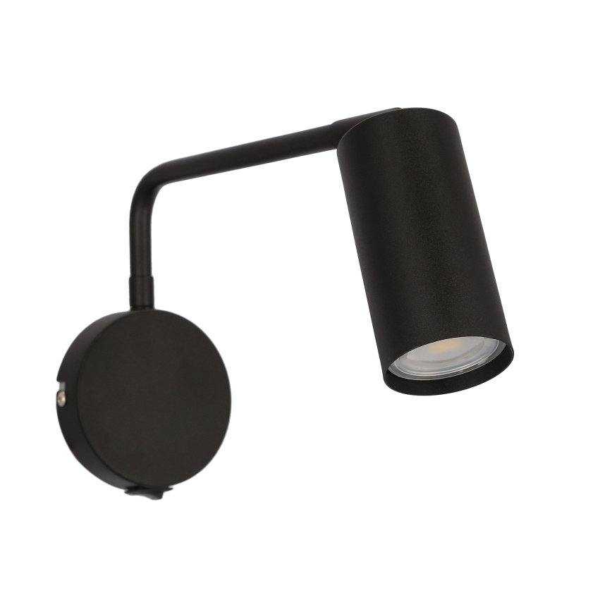 Vägglampa  TINA 1xGU10/15W/230V svart 