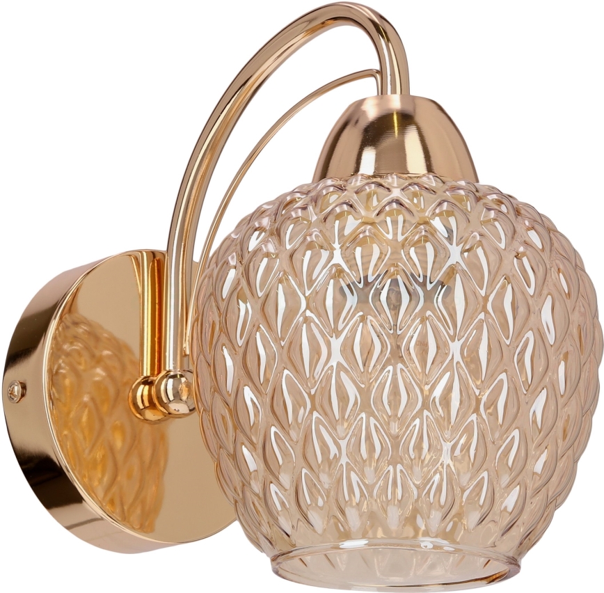 Vägglampa TOBIAS 1xE27/40W/230V Roséguld