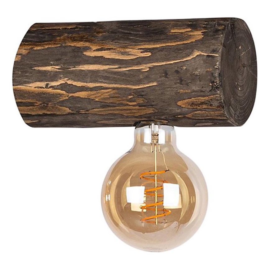Vägglampa TRABO 1xE27/25W/230V i furu