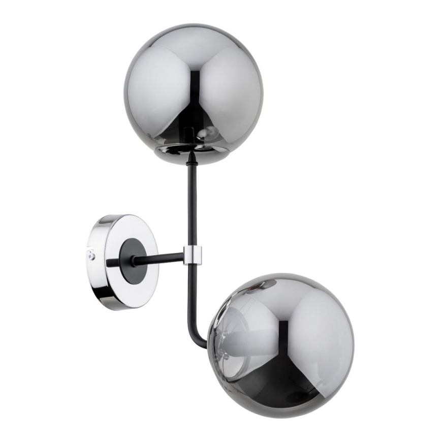 Vägglampa TRANSFORMERS 2xE14/40W/230V blank krom