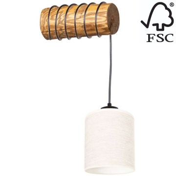 Vägglampa TRENO 1xE27/25W/230V tall – FSC certifierade