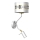 Vägglampa  ULTIMO 1xE27/40W/230V + 1xGU10/MR11/7W vit