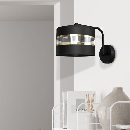 Vägglampa  ULTIMO 1xE27/60W/230V svart 