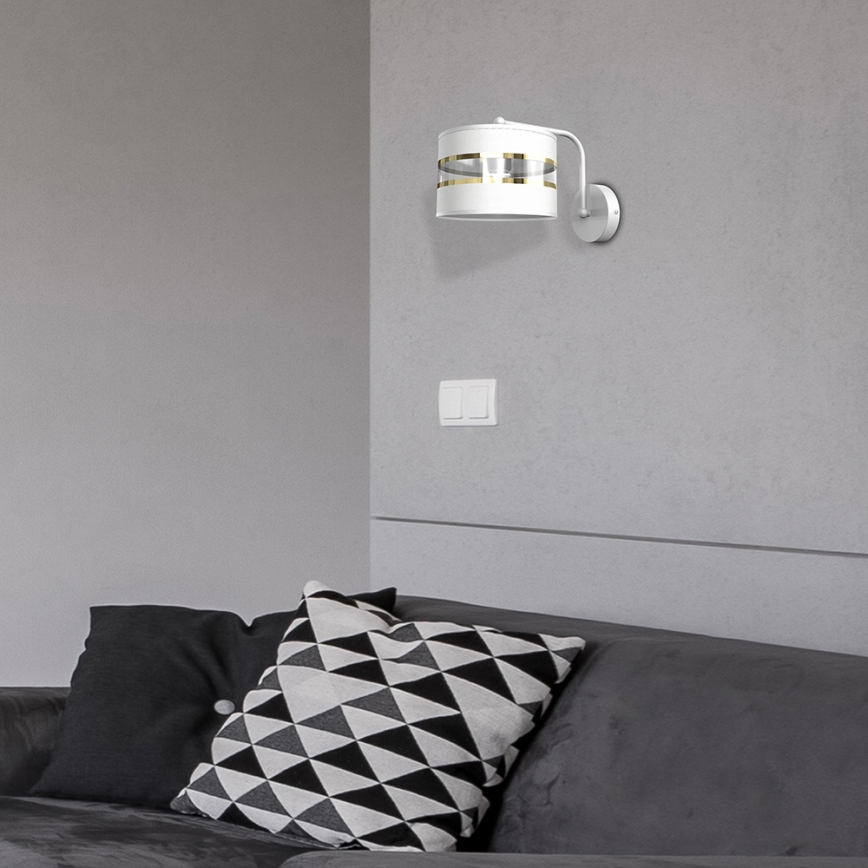 Vägglampa  ULTIMO 1xE27/60W/230V vit 