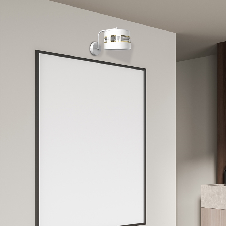 Vägglampa  ULTIMO 1xE27/60W/230V vit 