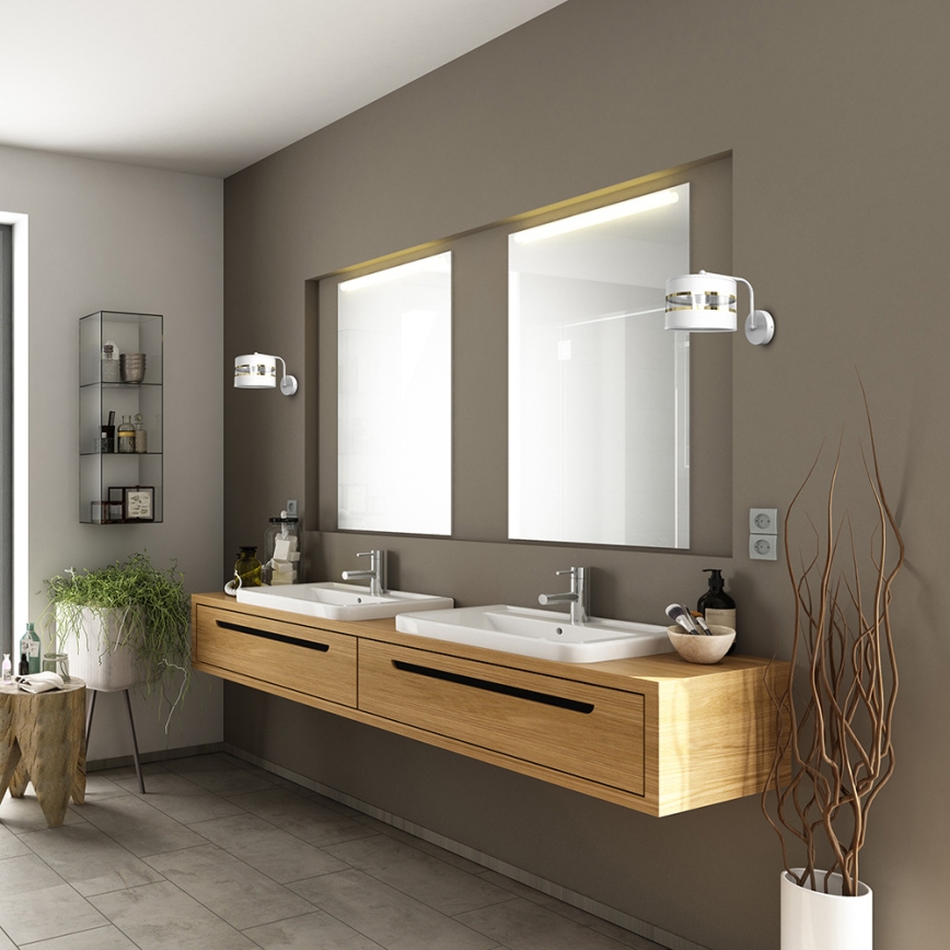Vägglampa  ULTIMO 1xE27/60W/230V vit 