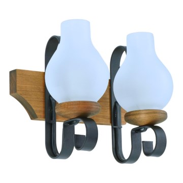 Vägglampa VELA 2xE14/40W/230V bok